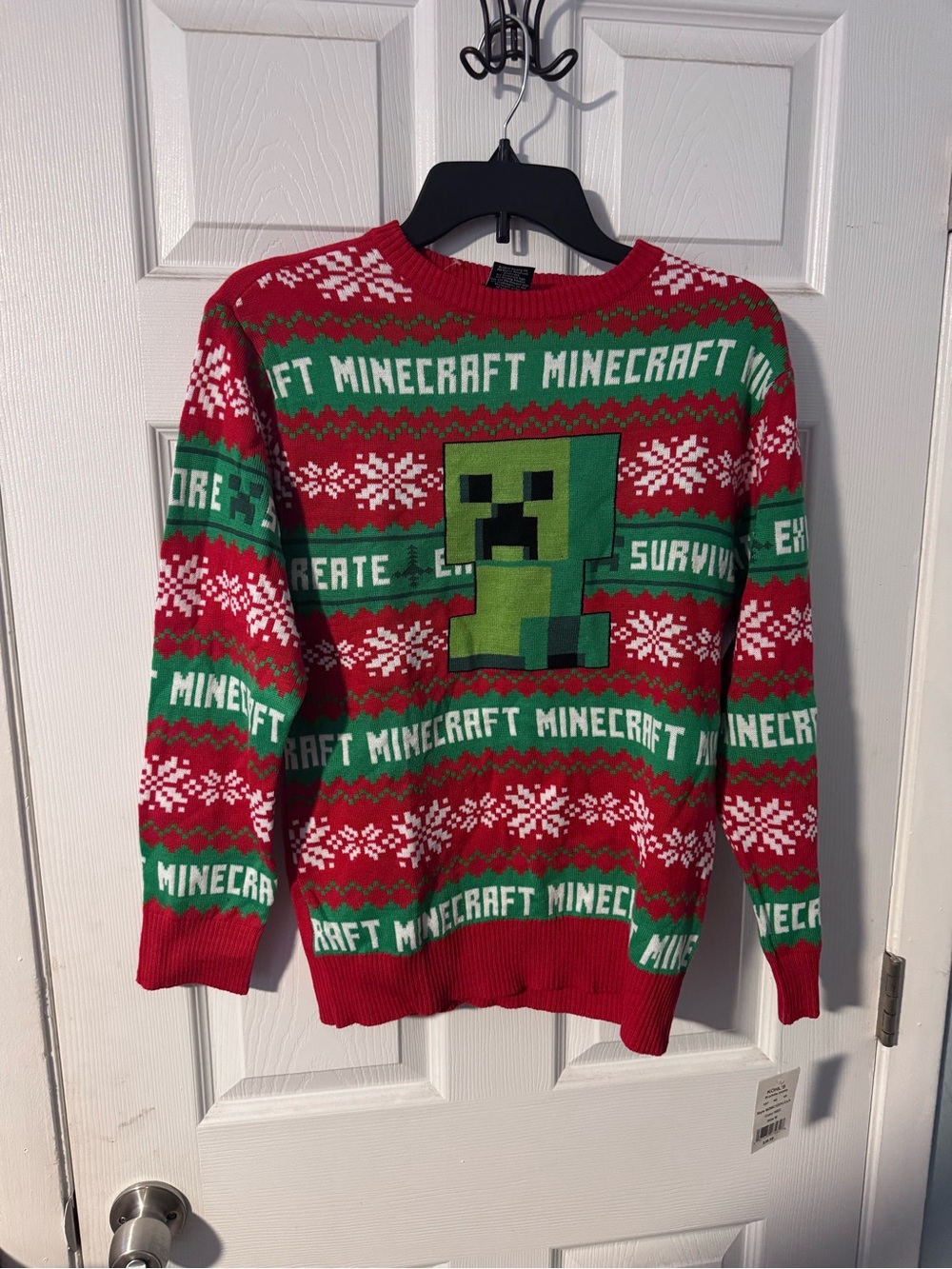 Minecraft sweater